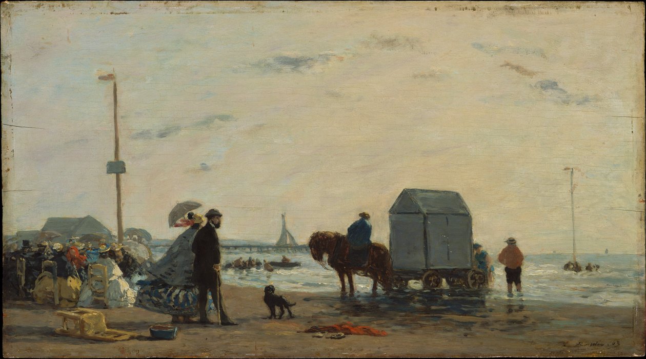 A Trouville-i strandon alkotó: Eugene Louis Boudin