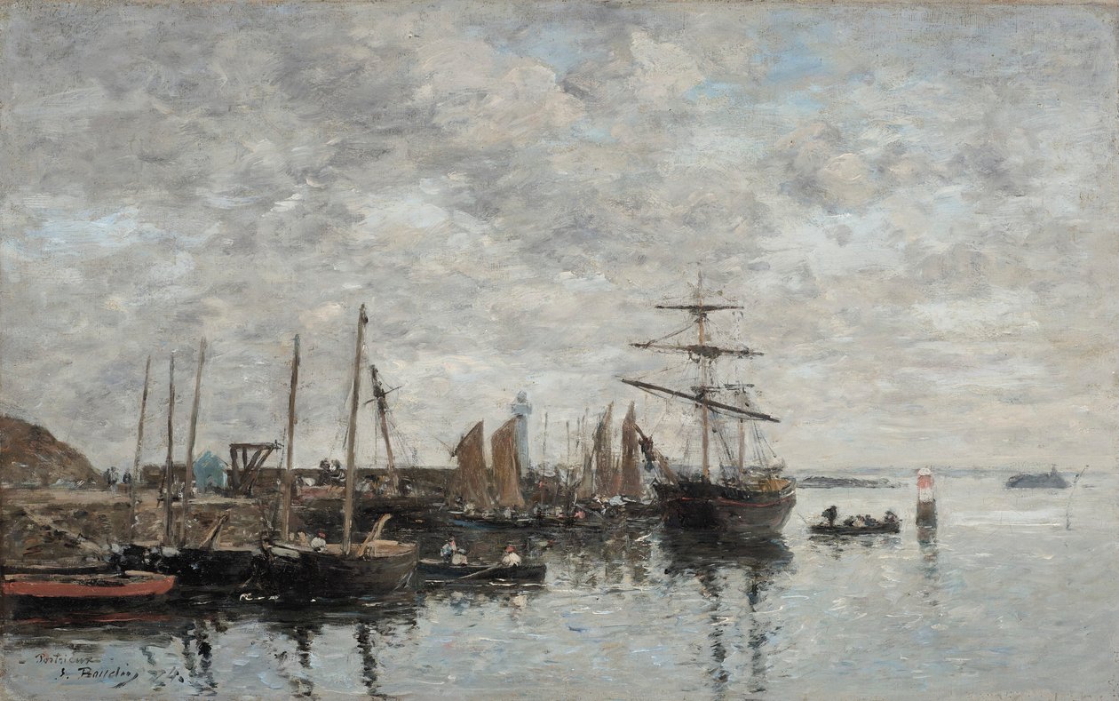 Portrieux, a kikötő alkotó: Eugene Louis Boudin