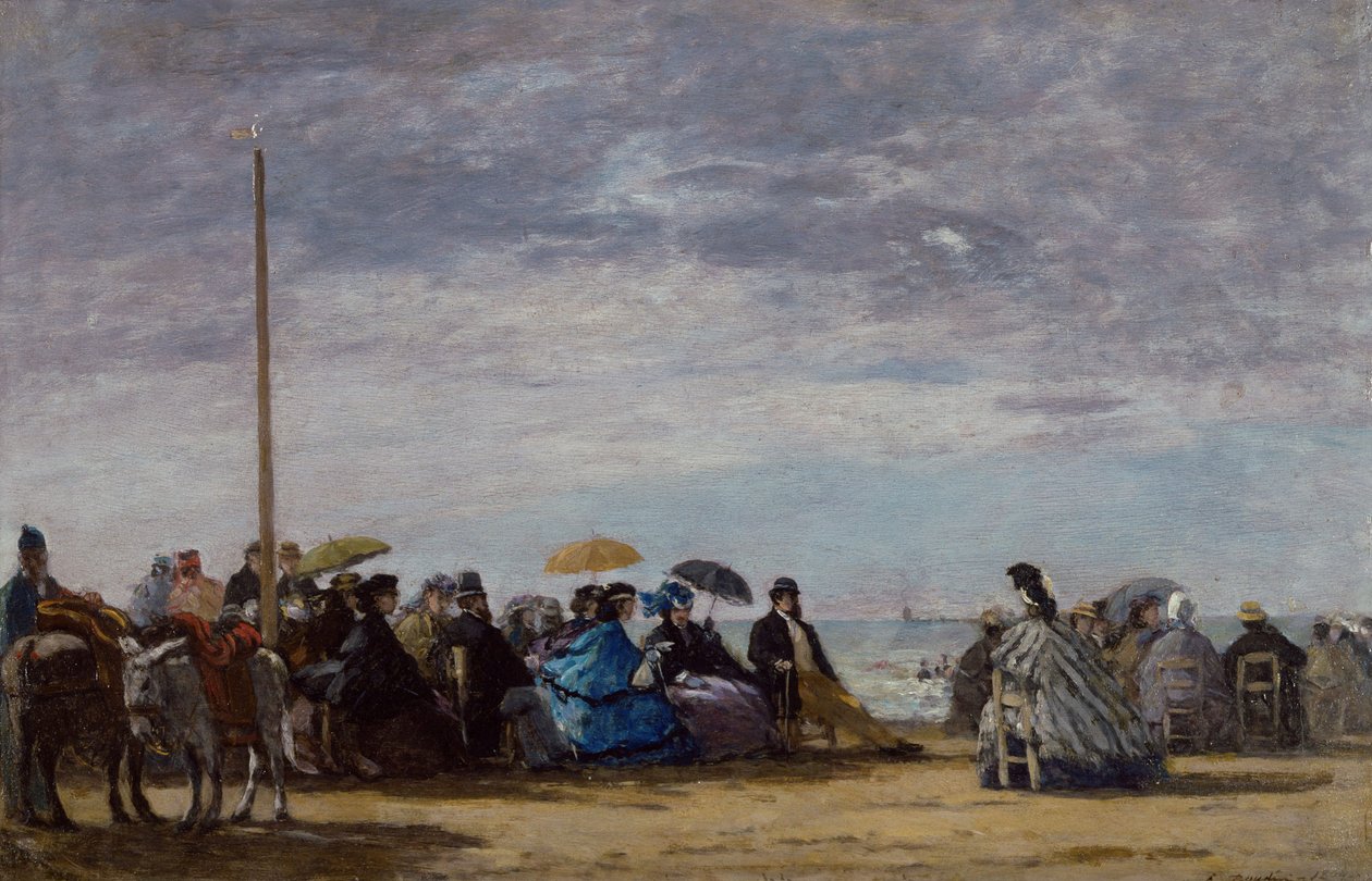 A strand alkotó: Eugene Louis Boudin
