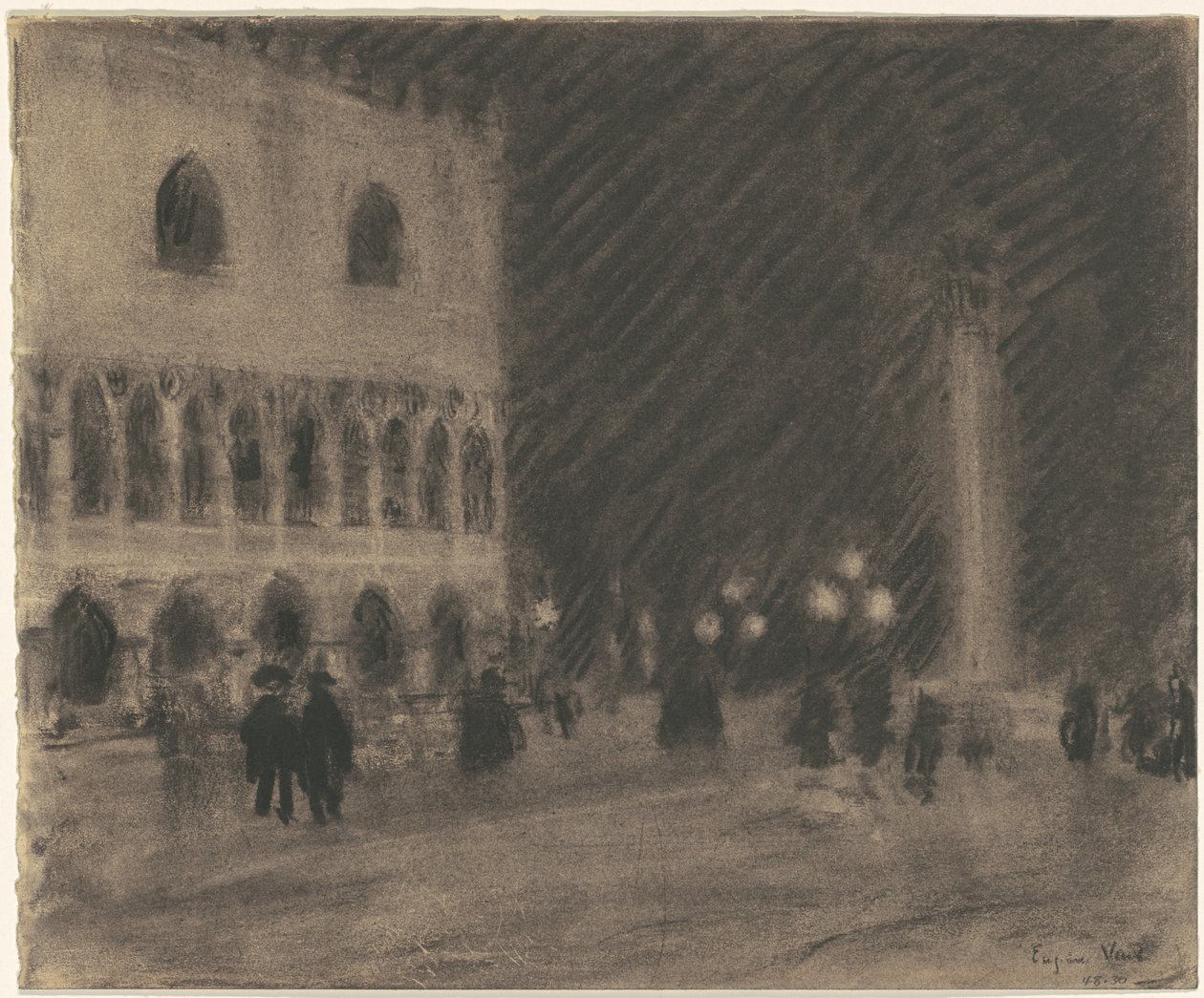A Piazzetta, Velence alkotó: Eugène Vail