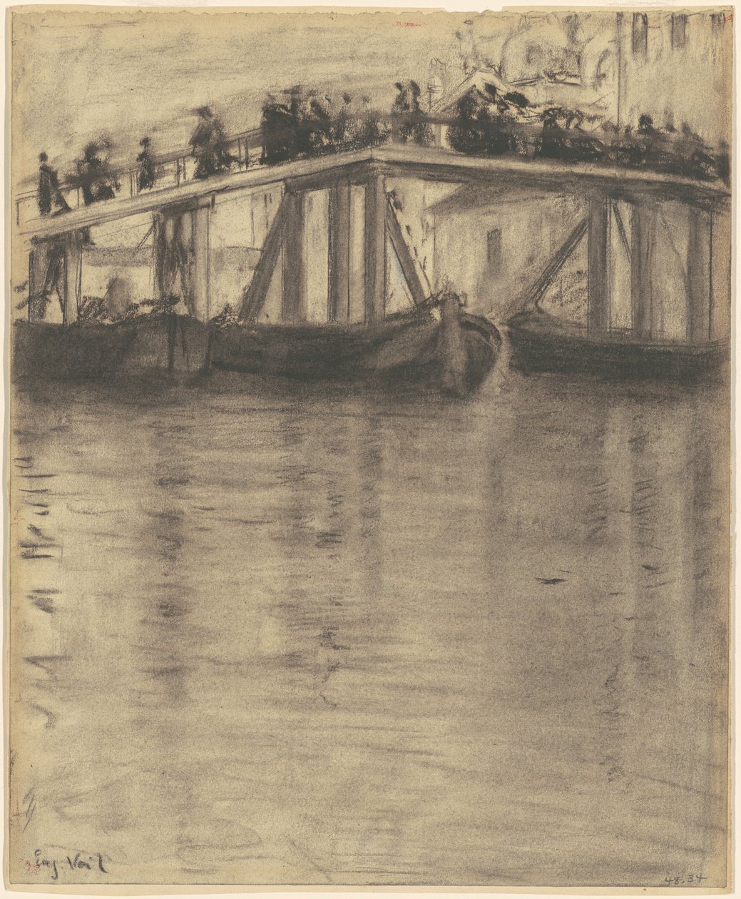 Venetian Bridge   1223968   hu       hungarian Successfully Translated  Original: Lovis Corinth an Carl Strathmann: Postkarte, Poststempel 12. Juni 1895 (Appenzell) Translat: Lovis Corinth an Carl Strathmann: Postkarte, Poststempel 12. Juni 1895 (Appenzell alkotó: Eugène Vail