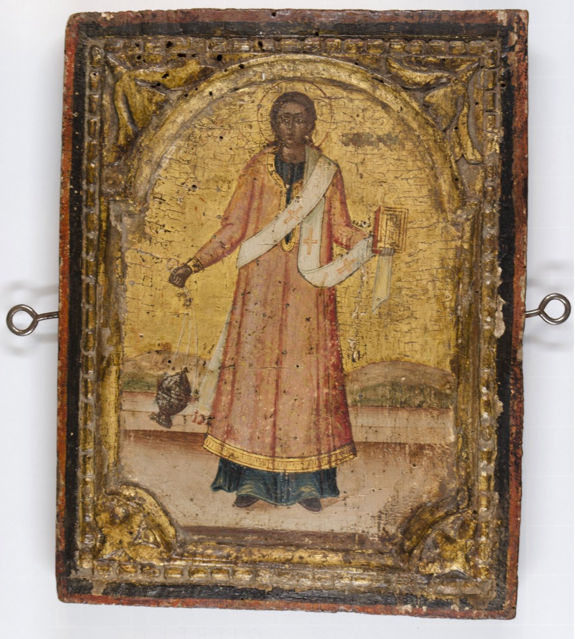 Szent István, 1400-50 (tempera) alkotó: European School