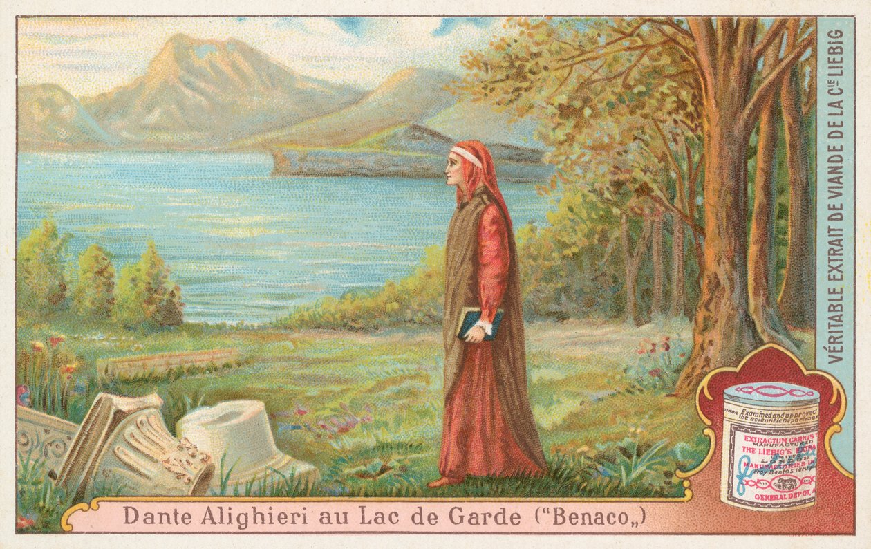 Dante, Liebig kártya, 20. század eleje (kromo) alkotó: European School