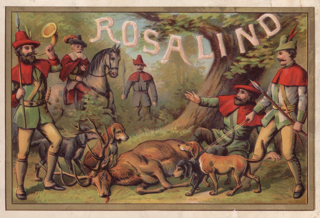Rosalind (chromolitho) alkotó: European School
