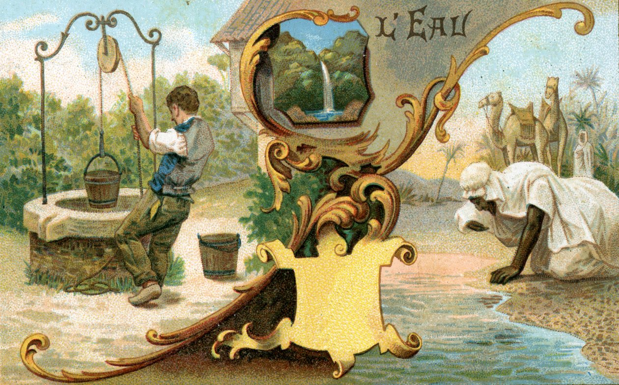 Víz, 1899 alkotó: European School