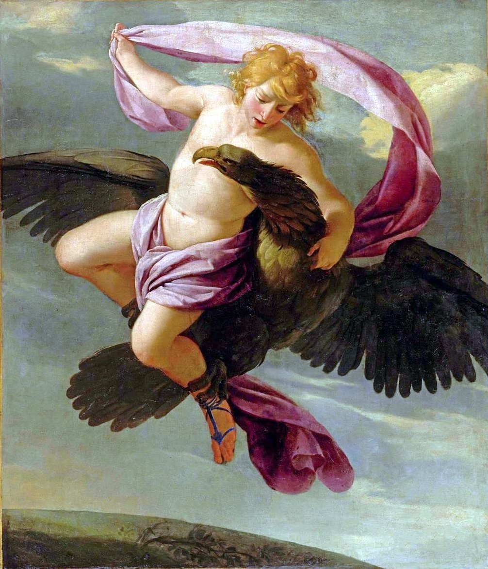 Ganümédész elrablása a Jupitern által alkotó: Eustache Le Sueur