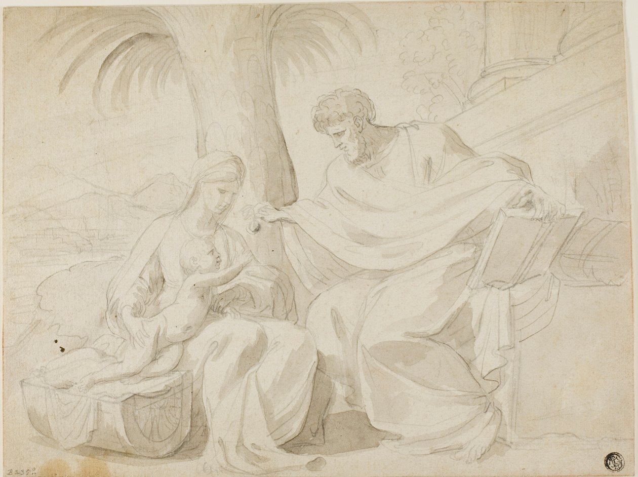Szent Család alkotó: Eustache Le Sueur