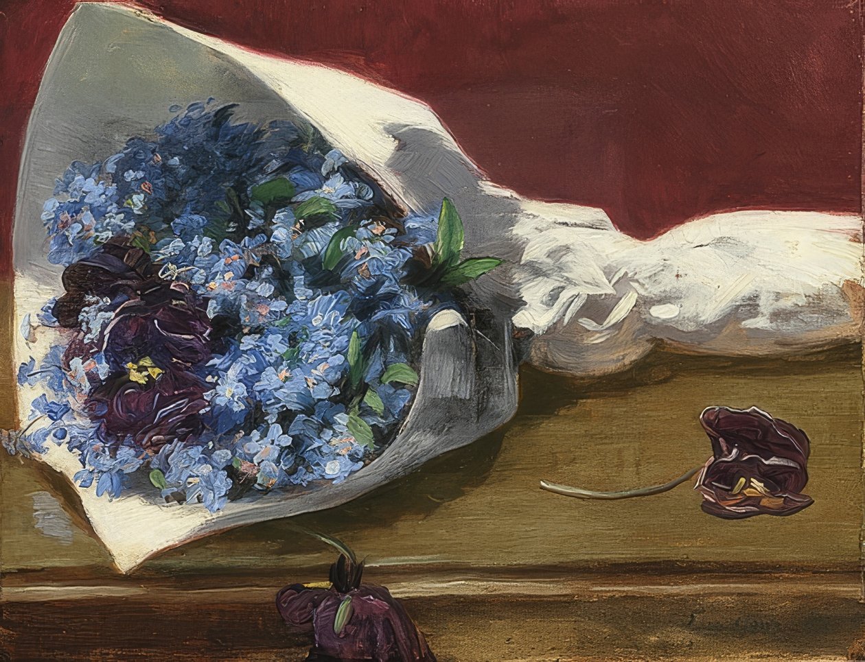 Blumenstrauß (Virágcsokor). 1874 alkotó: Eva Gonzalès