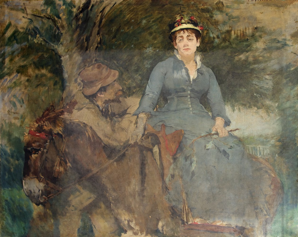 A Szamárlovaglás alkotó: Eva Gonzalès