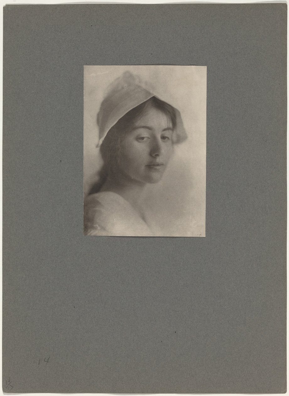 Tanulmányfej,1910 (fotó) alkotó: Eva Watson