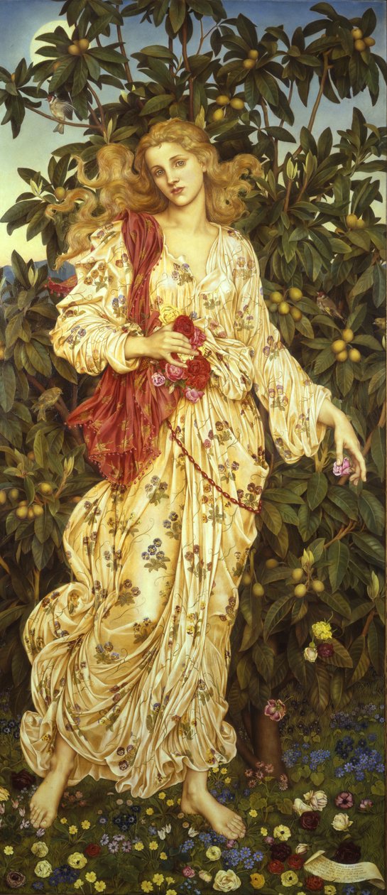Flóra, 1894 alkotó: Evelyn De Morgan