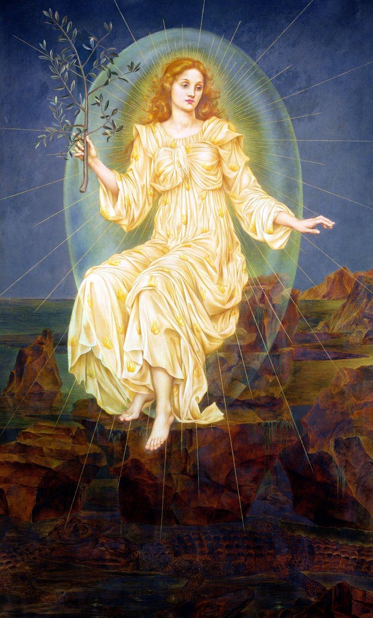 Fény a sötétben, 1895 alkotó: Evelyn De Morgan