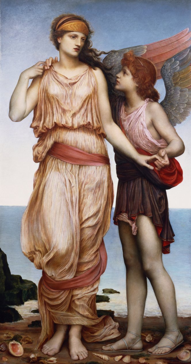Vénusz és Ámor, 1878 alkotó: Evelyn De Morgan