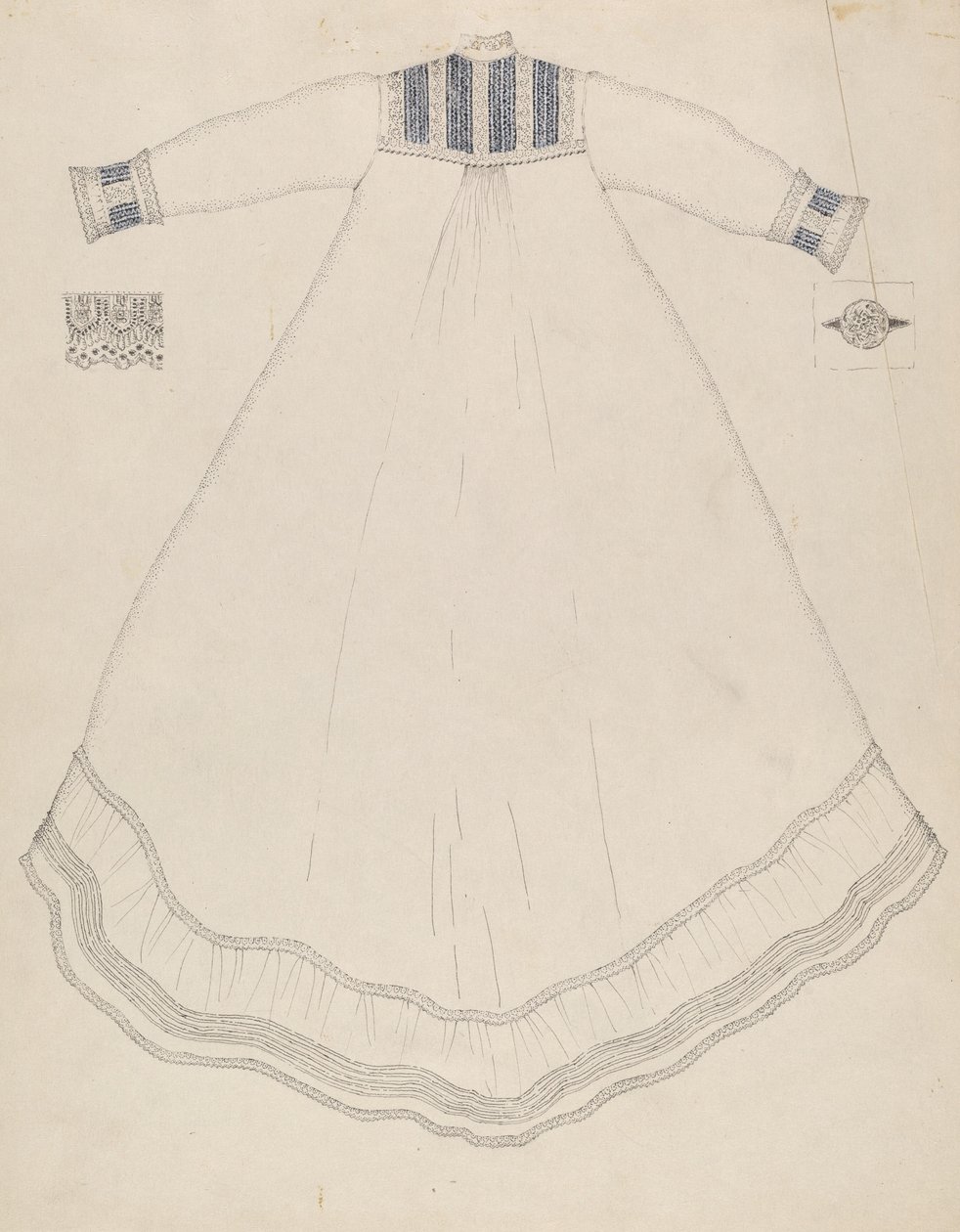 Hálóing alkotó: Evelyn Bailey
