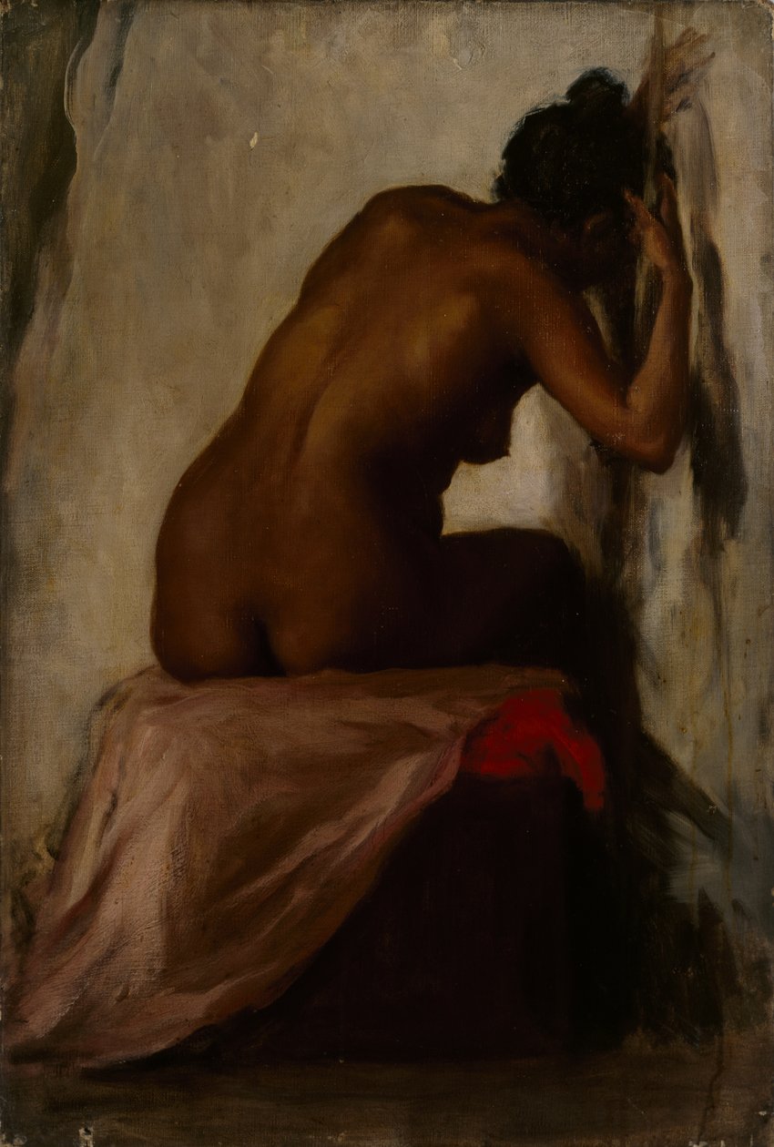 Ülő női alak, 1898 körül [LDUCS-5186] alkotó: Evelyn Cheston