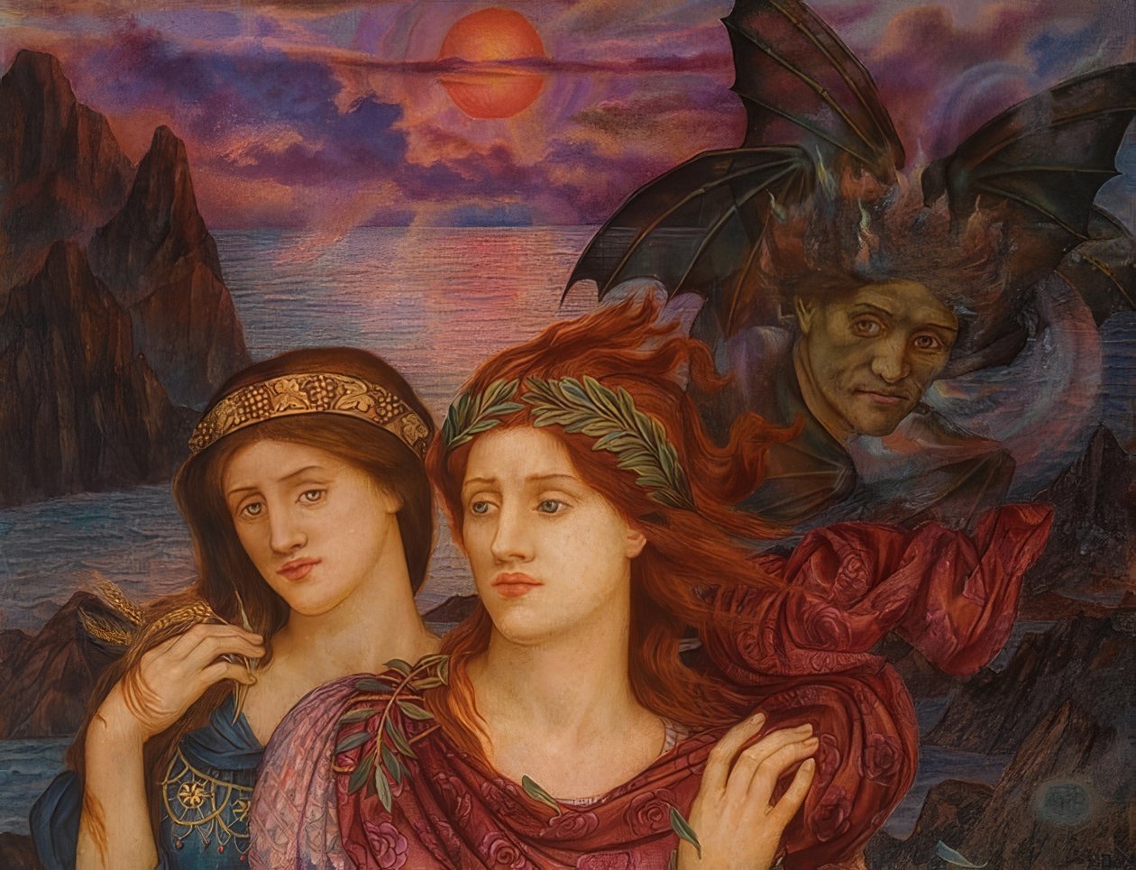 A jövőkép. 1914 alkotó: Evelyn De Morgan