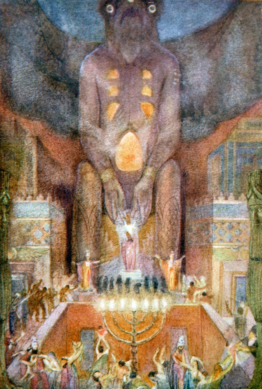 „Áldozatozás Bélnek”, 1916. alkotó: Evelyn Paul