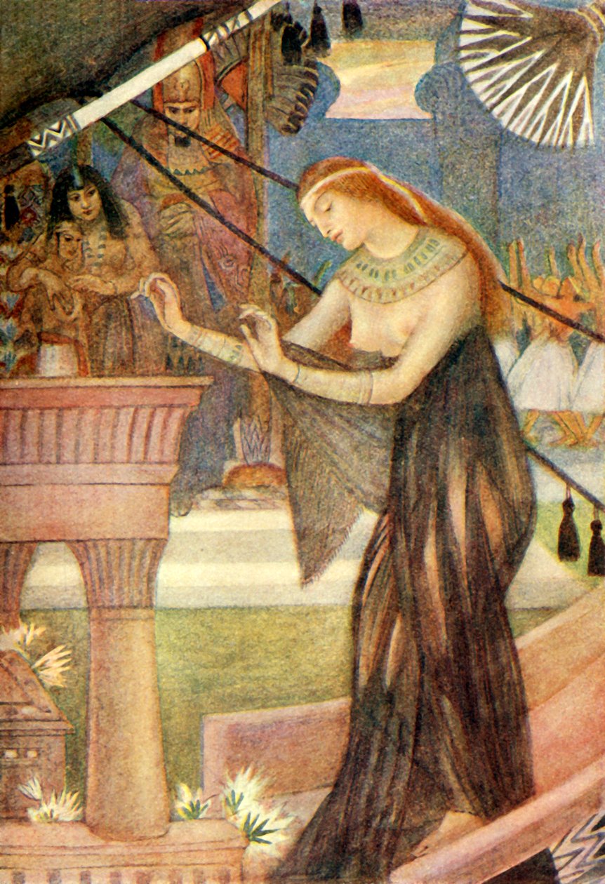 "Írisz távozása Byblosból", 1915. alkotó: Evelyn Paul