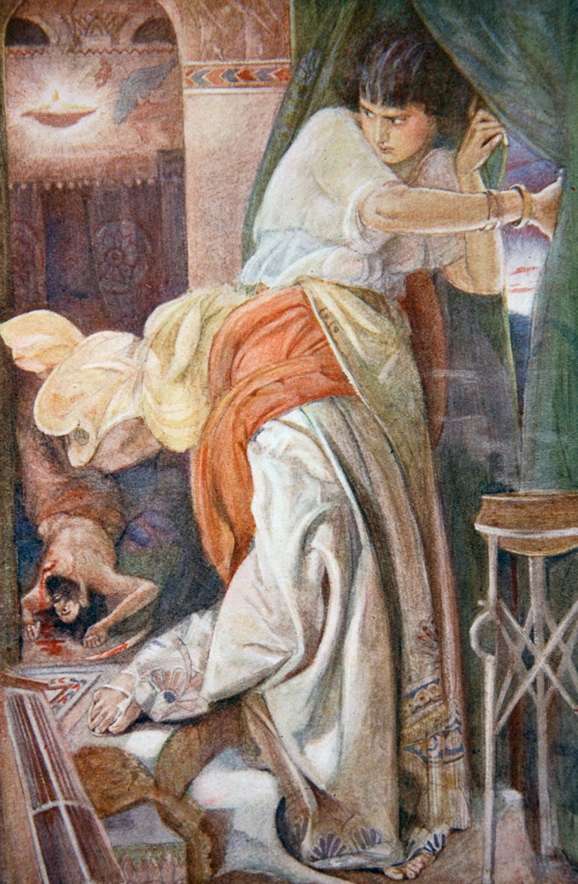 "Setapo gyilkossága", 1916. alkotó: Evelyn Paul