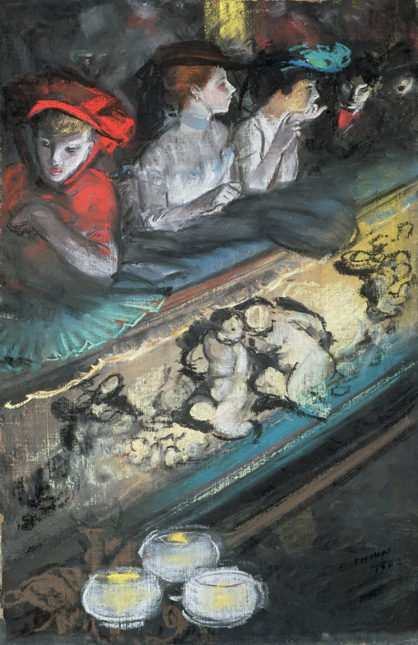 A dobozban alkotó: Everett Shinn