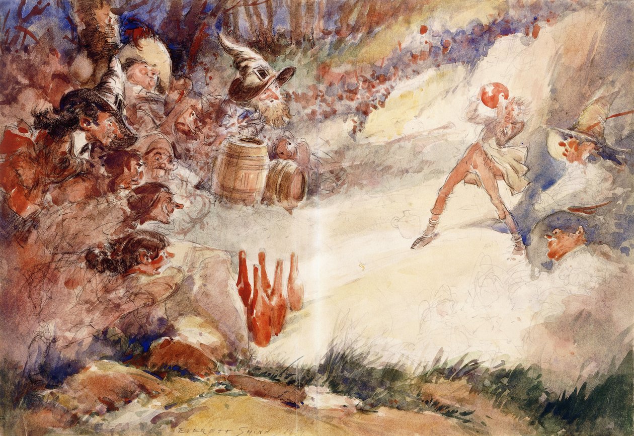 A bowling játék alkotó: Everett Shinn