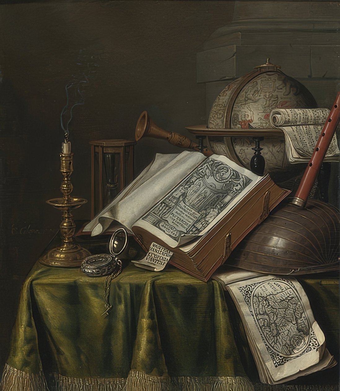Vanitas csendélet alkotó: Evert Collier