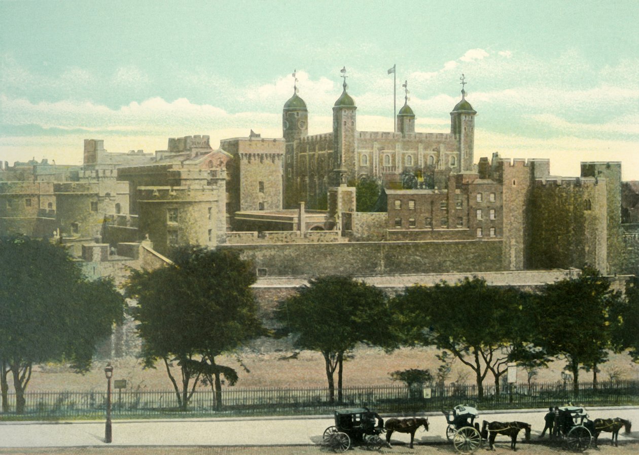 A londoni Tower, 1900-as évek. alkotó: Eyre and Spottiswoode