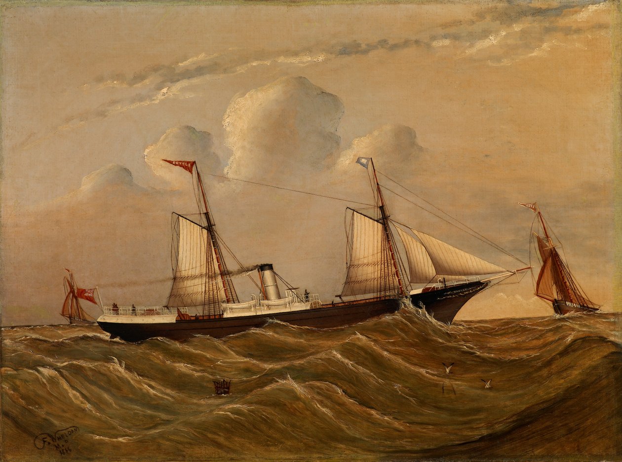 Gőzös Alster alkotó: F.M.P. Wheldon