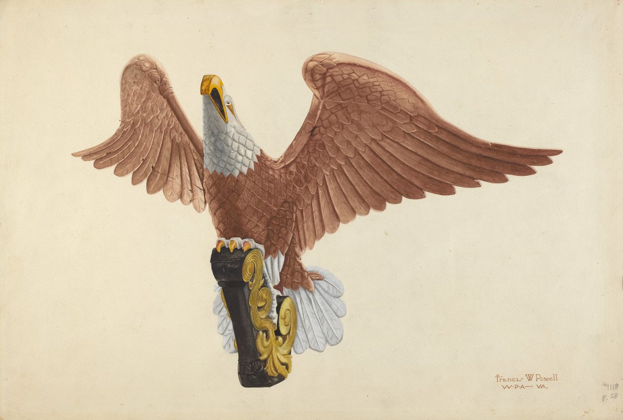 Eagle Figurehead alkotó: F.W. Powell