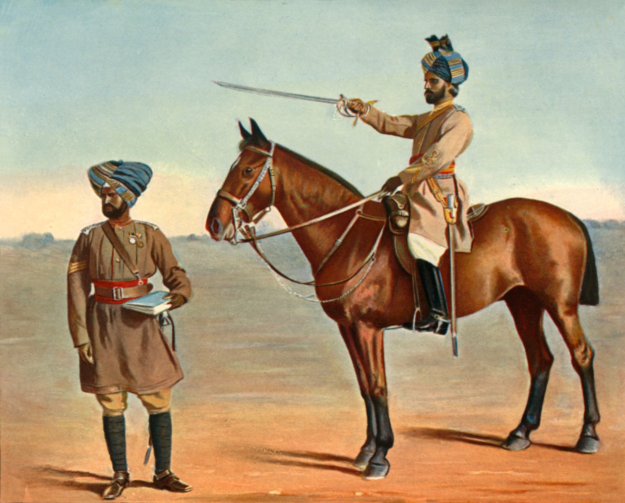 Közép-indiai ló, 1901. alkotó: F. Bremner