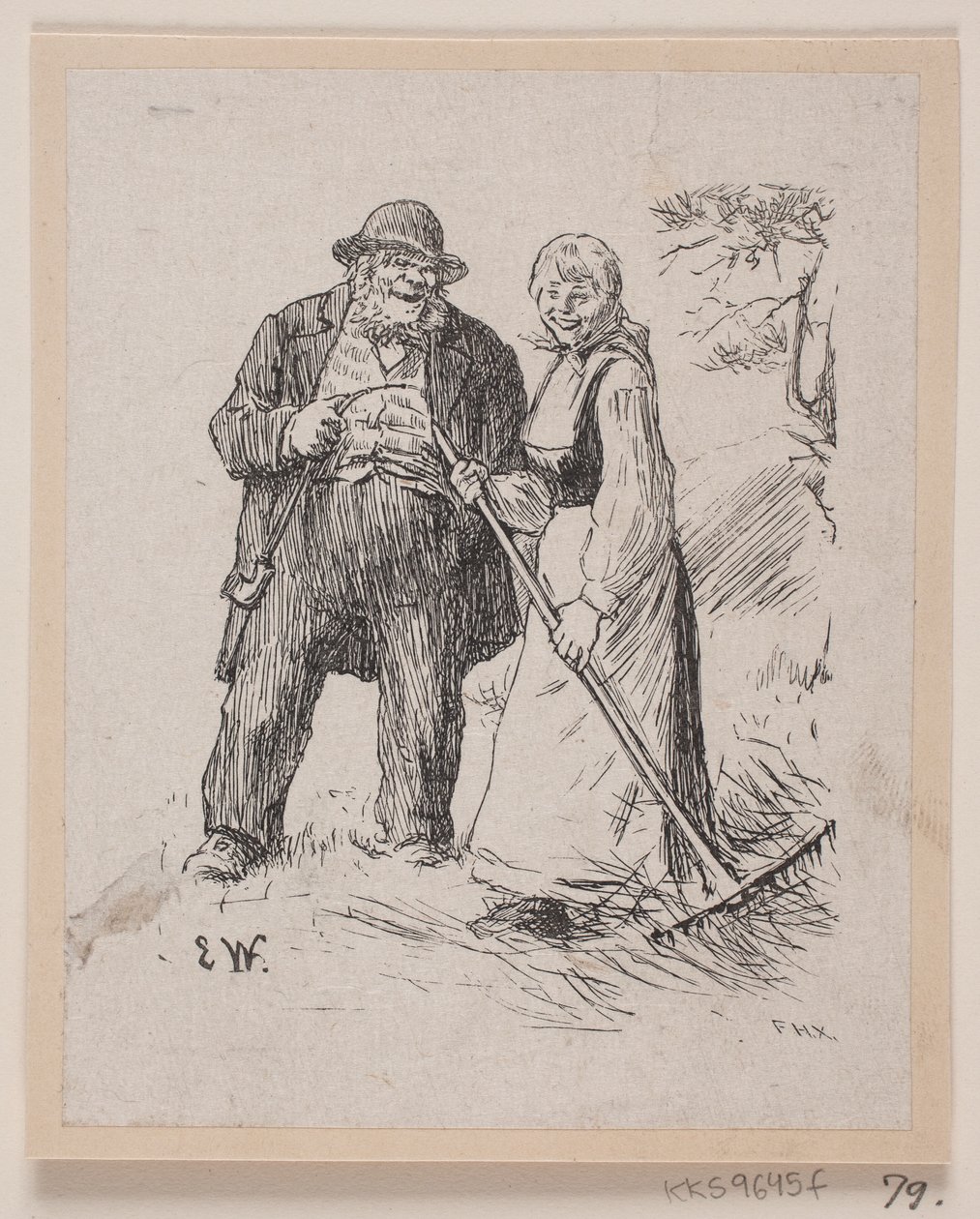 Illusztráció: "Az úri menyasszony" alkotó: F. Hendriksen