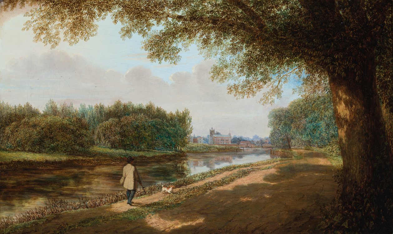 A Temze Isleworth-ben alkotó: F. Holt