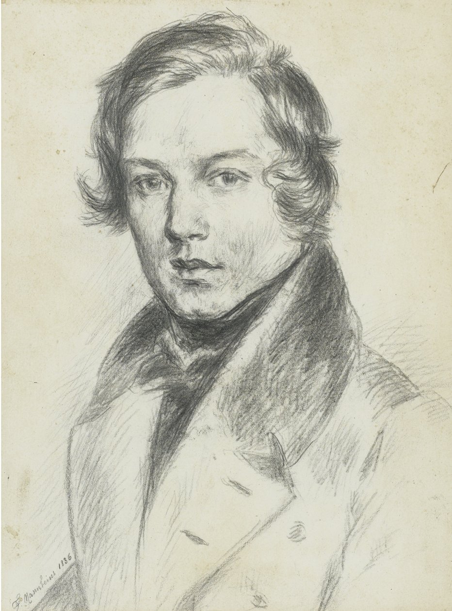 Robert Schumann 1810-1856, 1836 alkotó: F. Mannheim