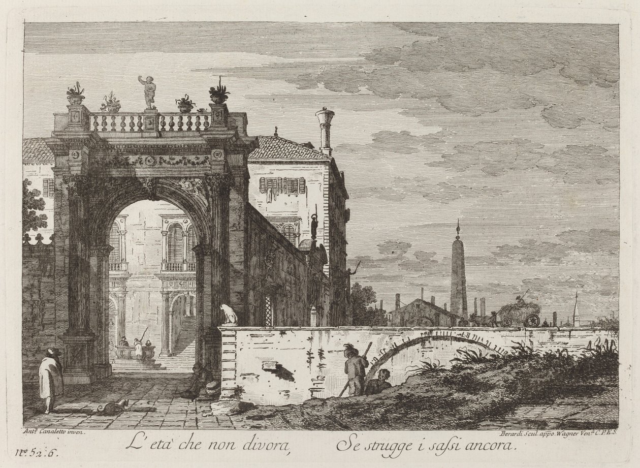 A kor, amely nem zabál... alkotó: Fabio Berardi after Canaletto