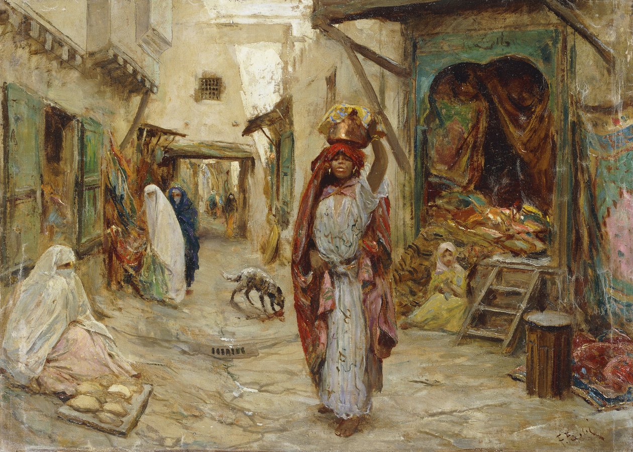 Egy arab piac alkotó: Fabio Fabbi