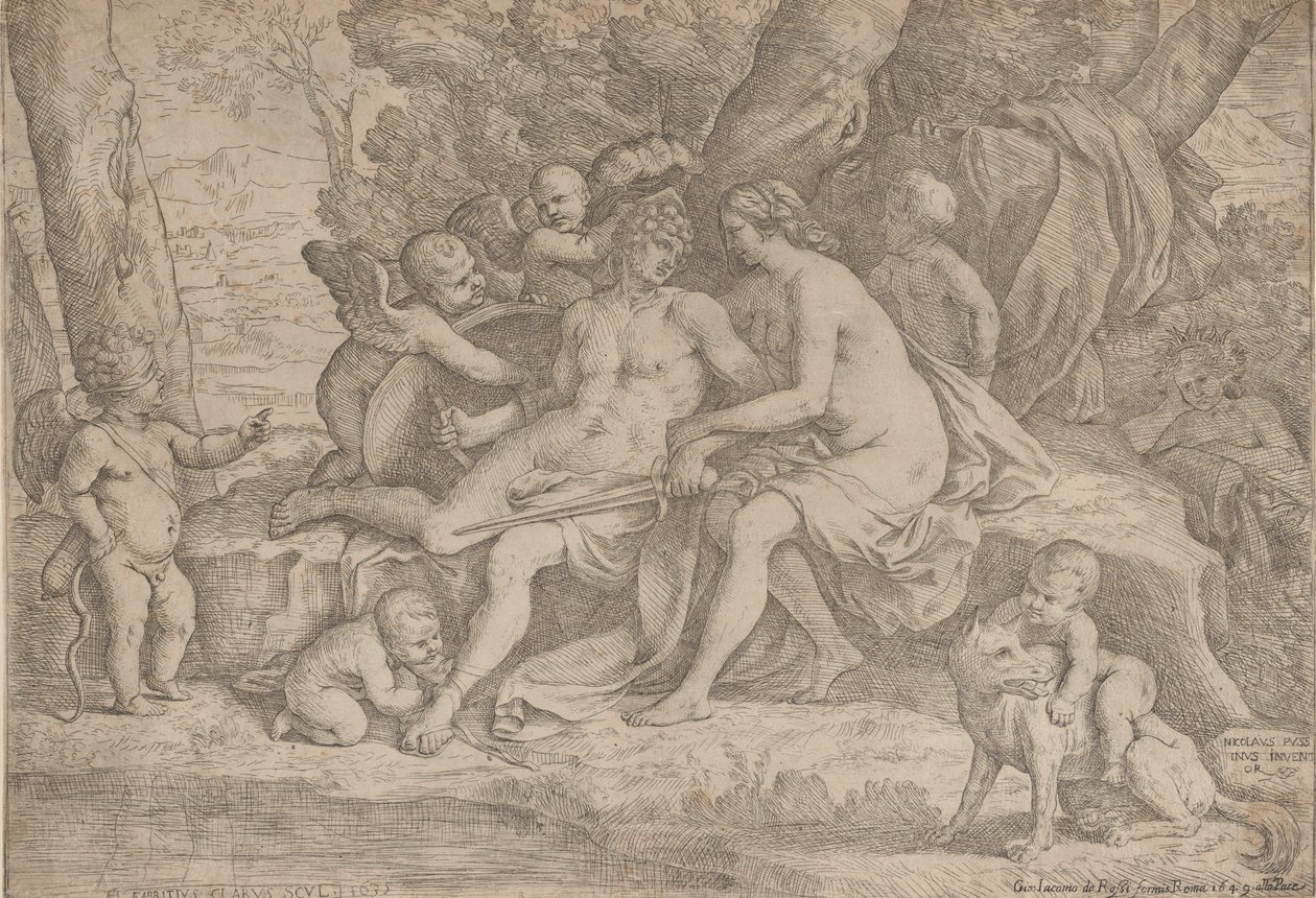 Mars és Vénusz, 1635-49. alkotó: Fabrizio Chiari