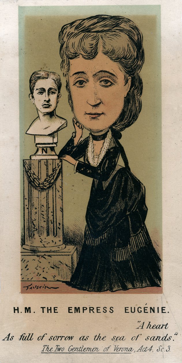 HM, Eugénie császárné, 1879. alkotó: Faustin