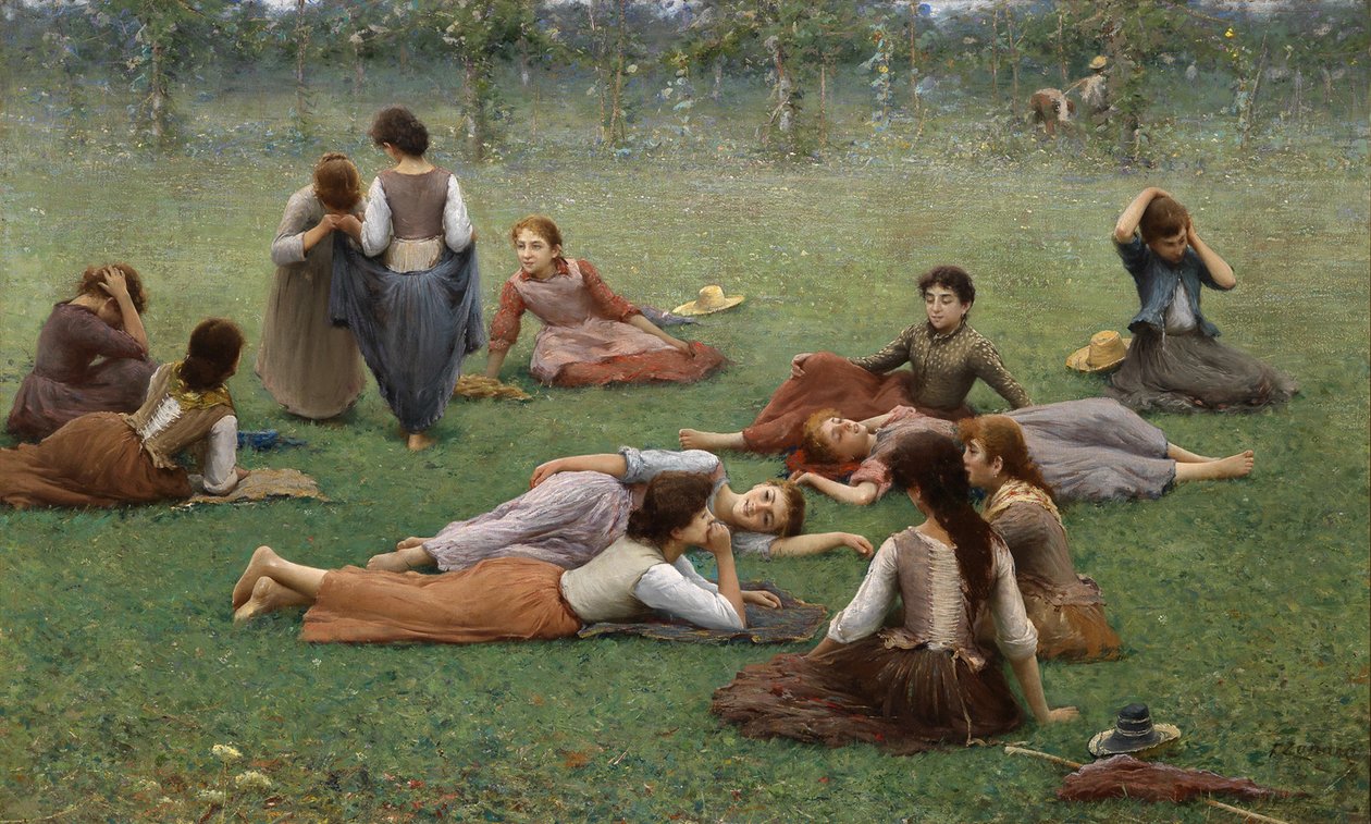 A játék után alkotó: Fausto Zonaro