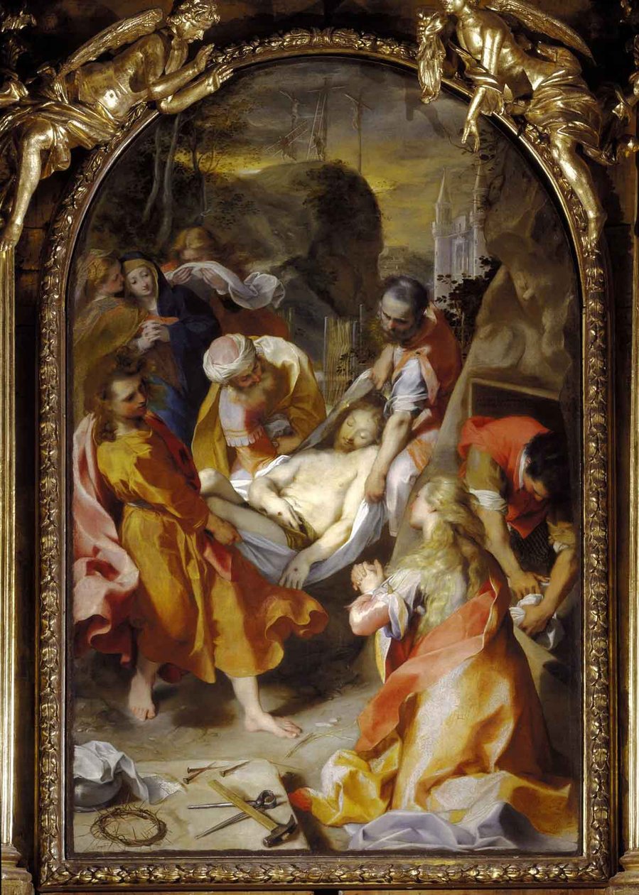 Krisztus temetése alkotó: Federico Barocci