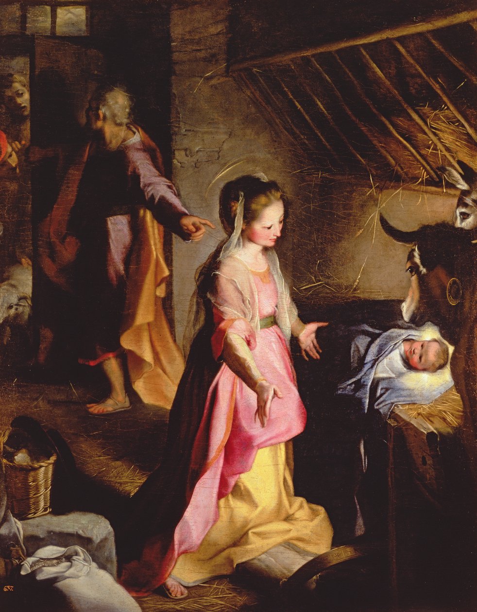 A Gyermekimádat, 1597 alkotó: Federico Barocci