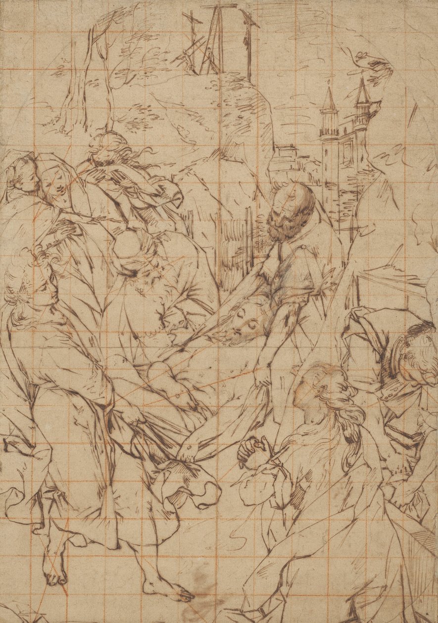 Krisztus temetése alkotó: Federico Barocci