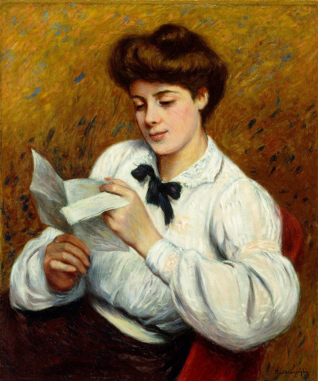 A levél, alkotó: Federigo Zandomeneghi