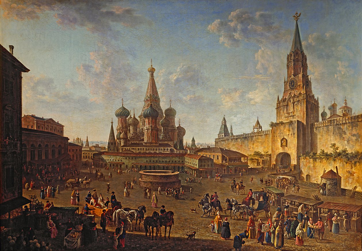 Vörös tér Moszkvában alkotó: Fedor Alekseyev