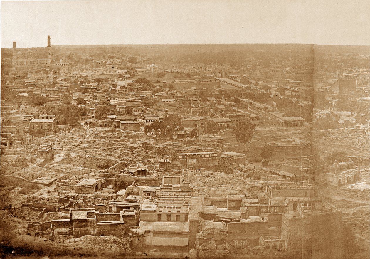 Panoráma MachiBoranról, Lucknow alkotó: Felice Beato