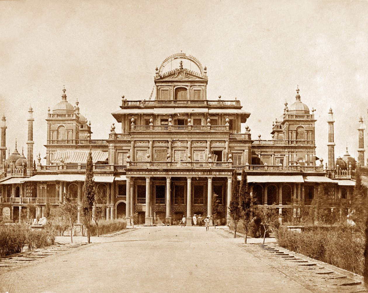 A királyi palota a Kaiser Bagh-ban, Lucknow alkotó: Felice Beato