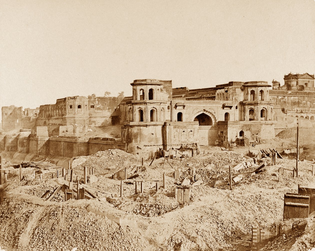 A Munchee Bau vagy Lucknow régi fellegvára alkotó: Felice Beato