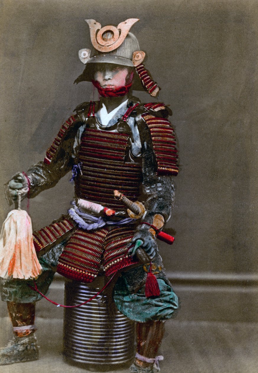 Páncélos szamuráj, Japán, 1882 alkotó: Felice Beato