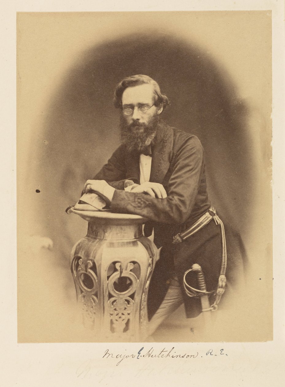 E. Hutchinson őrnagy, R.E. alkotó: Felice Beato