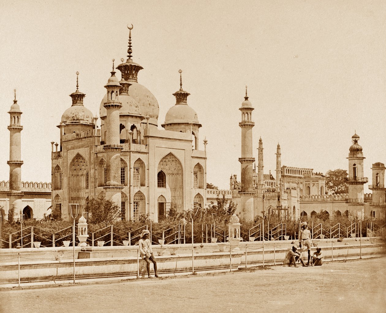 Mecset a Husainabad Imambara-ban, Lucknow alkotó: Felice Beato