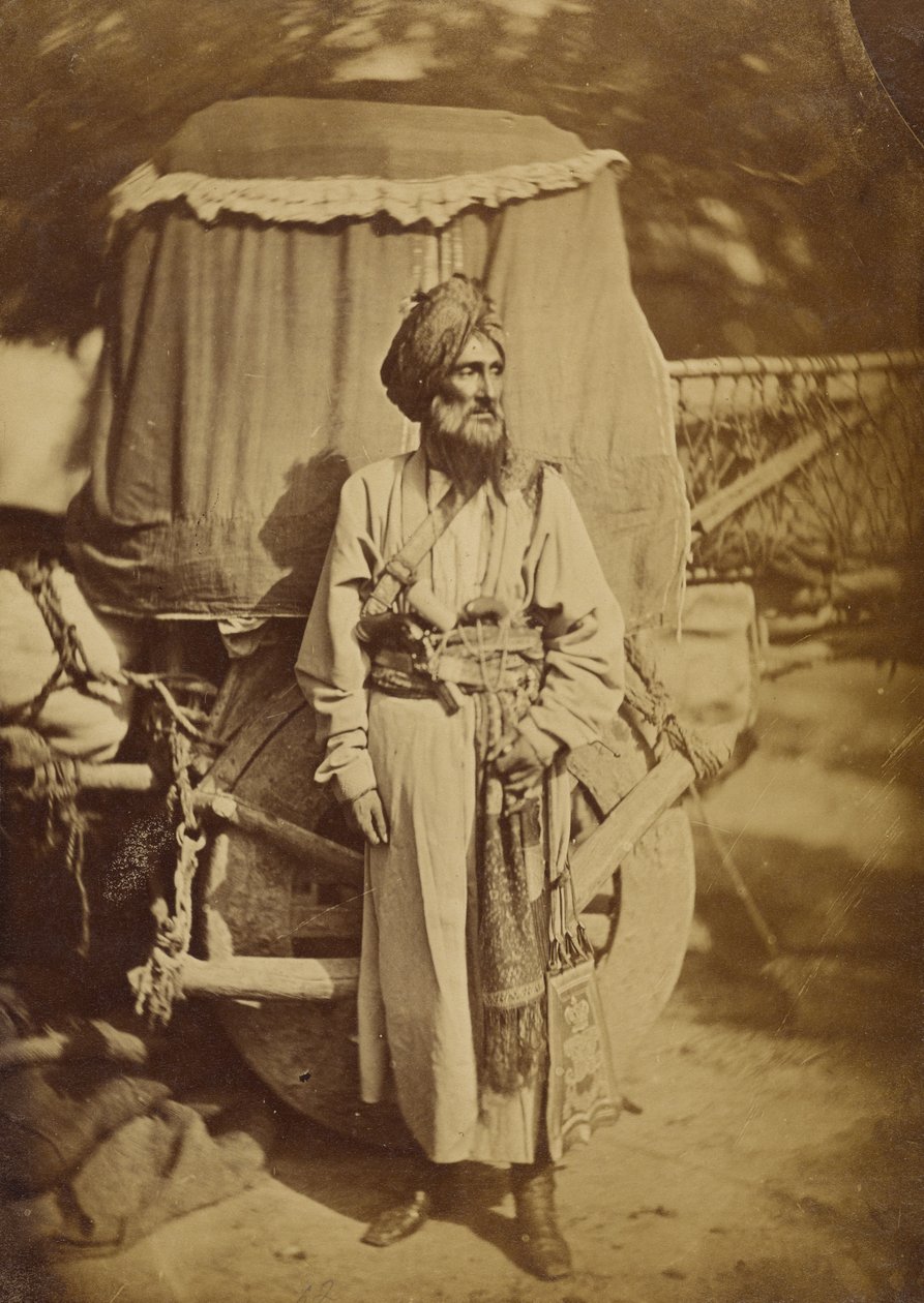 Native Office, Punjab Irregular Cavalry (Punjab Irregular Cavalry) alkotó: Felice Beato